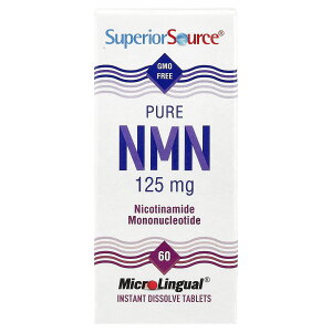 【POINT20倍★10/30 0:00〜23:59限定】Superior Source ピュア NMN 【 iHerb アイハーブ 公式 】 スーペリアソース ニコチンアミドモノヌクレオチド β-ニコチンアミドモノヌクレオチド サプリ マイクロリ