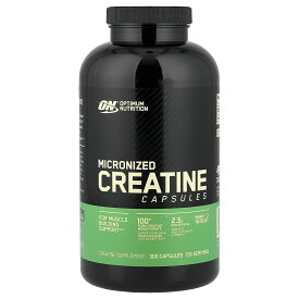 【20%OFFクーポン★3/4 20:00~3/11 01:59】オプティマムニュートリション クレアチン 【 iHerb アイハーブ 公式 】 Optimum Nutrition ON モノハイドレート サプリ 健康食品 栄養補助食品 微粉化 マイクロナイズド カプセル 300粒