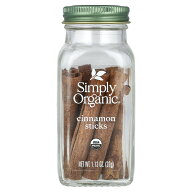 【15%OFFクーポン★4/14 20:00~4/20 23:59】Simply Organic シナモンスティック オーガニック 【 iHerb …