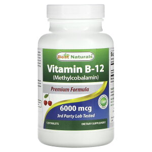 Best Naturals r^~ B-12 y iHerb ACn[u  z xXgi`Y r^~B12 r^~B B12 r^~BQ r^~ `Ro~ v~A tH[~ Tv ^ubg 6,000m