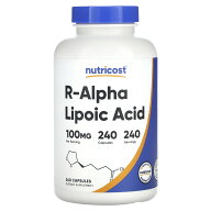 Nutricost R-アルファリポ酸 【 iHerb アイハーブ 公式 】 ニュートリコスト α-リポ酸 アルファリポ酸 …