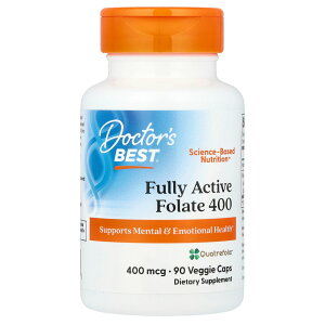 �y15%OFF�N�[�|����5/23 20:00~5/27 01:59�zDoctor's Best �t���A�N�e�B�u �t�_ 400 �y iHerb �A�C�n�[�u ���� �z �h�N�^�[�Y�x�X�g �r�^�~��B�Q �r�^�~��C �r�^�~���� �����^ �N�A�g���t�H���b�N Quatrefolic 