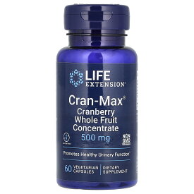 【POINT20倍★7/15 0:00〜23:59限定】Life Extension クランマックス クランベリー 【 iHerb アイハーブ 公式 】 ライフエクステンション クラン マックス Cran-Max OPC ポリフェノール アントシアニン サプリメント サプリ ベジカプセル 500mg 60粒