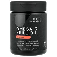 【15%OFFクーポン★3/13 0:00~3/16 23:59】Sports Research オメガ3 クリルオイル 【 iHerb アイハーブ …