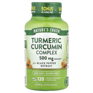 Nature's Truth �^�[�����b�N �N���N�~�� �y iHerb �A�C�n�[�u ���� �z �l�C�`���[�Y�g�D���[�X �E�R�� �E�R���� ���[�g �u���b�N�y�b�p�[ �G�L�X �N���N�~�m�C�h �R���v���b�N�X �T�v�� �J�v�Z�� 