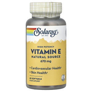 Solaray �r�^�~��E �y iHerb �A�C�n�[�u ���� �z �\�����[ �r�^�~�� E �r�^�~���� �r�^�~���T�v�� �T�v�������g �T�v�� �\�t�g�W�F�� 670mg 60��