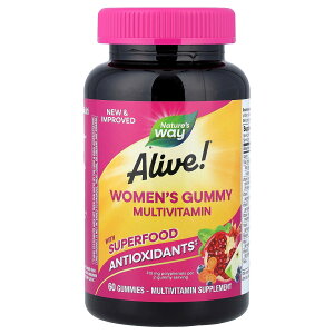 �y15%OFF�N�[�|����4/4 00:00~4/10 01:59�zNature's Way �A���C�u�I �R���v���[�g �}���`�r�^�~�� �O�~ �������� �y iHerb �A�C�n�[�u ���� �z �l�C�`���[�Y�E�F�C Alive! �E�B�����Y �r�^�~�� A B C D E B�Q �~
