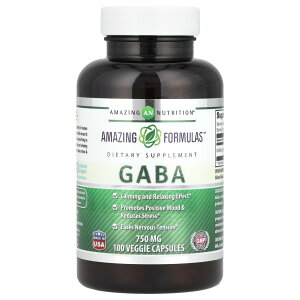 Amazing Nutrition Mo y iHerb ACn[u  z A[WO j[gV GABA -A~m_ K}A~m_ A~m_ Tvg Tv xWJvZ 750mg 100