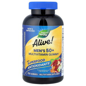 �y15%OFF�N�[�|����4/4 00:00~4/10 01:59�zNature's Way �A���C�u�I �}���`�r�^�~�� �O�~ �j������ 50+ �y iHerb �A�C�n�[�u ���� �z �l�C�`���[�Y�E�F�C Alive! �����Y �r�^�~�� A B C D E ���R�s�� ���e�C�� ��