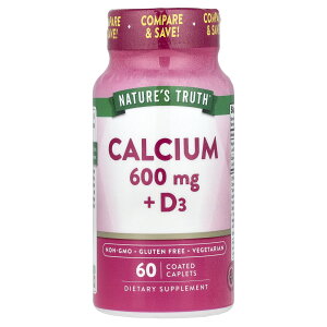 Nature's Truth �J���V�E�� + D3 �y iHerb �A�C�n�[�u ���� �z �l�C�`���[�Y�g�D���[�X �~�l���� �r�^�~��D3 �r�^�~��D �r�^�~�� D �R���J���V�t�F���[�� �T�v�������g �T�v�� �R�[�e�B���O �J�v���b