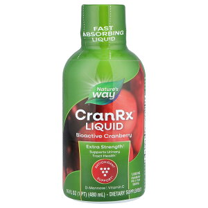 Nature's Way クランRX リキッド クランベリー 【 iHerb アイハーブ 公式 】 ネイチャーズウェイ バイオアクティブ クランベリー CranRx ビタミンC D-マンノース PACS プロアントシアニジン サプリ 液