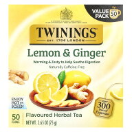 【7,000円以上購入で20%OFFクーポン★9/4 20:00~9/11 01:59】Twinings レモン & ジンジャーティー 【 iHe…