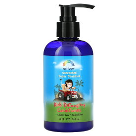 Rainbow Research キッズ デタングリング コンディショナー 【 iHerb アイハーブ 公式 】 レインボーリサーチ 子供用 ヘアコンディショナー ヘアトリートメント ビオチン ココナッツ ハーブ 無香料 240ml