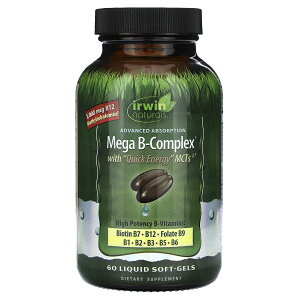 �y15%OFF�N�[�|����5/23 20:00~5/27 01:59�zIrwin Naturals ���K B�R���v���b�N�X �y iHerb �A�C�n�[�u ���� �z �A�[�E�B���i�`�������Y �r�^�~��B �r�^�~��B�Q �r�^�~�� B �t�_ �r�^�~���T�v�� �r�^�~���� M