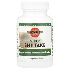 【POINT20倍★7/4 20:00〜7/11 1:59】Mushroom Wisdom スーパー シイタケ 【 iHerb アイハーブ 公式 】 マッシュルームウィズダム しいたけ 椎茸 エキス キノコ ビタミンC サプリメント サプリ 植物性タブレット 120粒