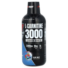 【マラソン期間限定MAX P20倍】ProSupps L-カルニチン 3000 【 iHerb アイハーブ 公式 】 プロサップス カルニチン リキッドショット パントテン酸 サプリメント サプリ ノンカフェイン リキッド 液体 3,000mg ブルーラズベリー味 473ml