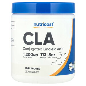 �yPOINT20�{��1/18 00:00�`1/18 23:59����zNutricost CLA �y iHerb �A�C�n�[�u ���� �z �j���[�g���R�X�g �������m�[���_ �T�v�������g �T�v�� �p�E�_�[ ���� �A���t���[�o�[�h �v���[�� ������ 227g