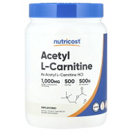 Nutricost アセチルL-カルニチン 【 iHerb アイハーブ 公式 】 ニュートリコスト L-カルニチン カルニチ…