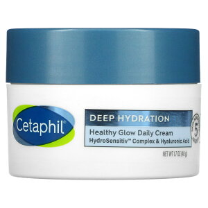 【POINT20倍★10/30 0:00〜23:59限定】Cetaphil ヘルシーグロウ デイリークリーム 【 iHerb アイハーブ 公式 】 セタフィル コンプレックス ヒアルロン酸 無香料 48g