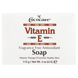 Cococare ビタミンE 固形石鹸 【 iHerb アイハーブ 公式 】 ココケア 還元成分 石けん 保湿成分 無香料 113g