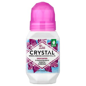 【POINT20倍★10/30 0:00〜23:59限定】Crystal ミネラル デオドラント ロールオン 【 iHerb アイハーブ 公式 】 クリスタル クリスタルボディデオドラント Crystal Body Deodorant 制汗剤 無香料 66ml