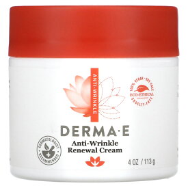 【マラソン期間限定MAX P20倍】DERMA E リニューアル クリーム 【 iHerb アイハーブ 公式 】 ダーマE フェイスクリーム 保湿クリーム スキンクリーム バクチオール レチノール ビタミンE 113g