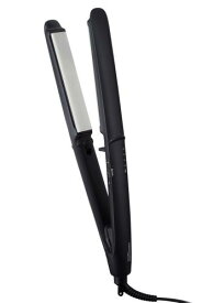 テスコム ヘアアイロン ストレートアイロン マイナスイオン 140-200℃ 24mm 温度調整/ロック/メモリー 海外対応 自動OFF 開閉ロック naturam ブラック TS300A-K/E