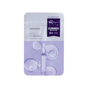 MEDIHEAL OFFICIAL(fBq[) THE 3~jbc}XN(`m[) 7 1SET THE 3 Minutes Mask (Retinol) 7P n e ؍ pbN XLPA Ƃ ێ