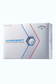 キャロウェイ(Callaway) ゴルフボール SUPERSOFT 23 1ダース(12個入り) 2ピース構造 ホワイト