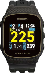 GreenOniO[IjUEStEHb` m vX ݂тL1SΉ J[t THE GOLF WATCH NORM Plus/m GN301 O[AW[V\ (fiNORM II PLUSj, ubN)