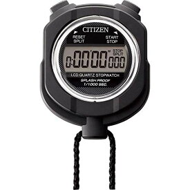リズム(RHYTHM) シチズン ストップウォッチ デジタル 055 水 に強い防雨タイプ 黒 CITIZEN 8RDA55-002