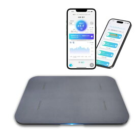 スマートバスマット（Smart Bath Mat）体組成計モデル スマホ連動/体重管理/速乾 洗える ソフト 珪藻土 バスマット/体重・BMI 記録/ダイエット モード搭載/人気/Wi-Fi 対応 issin (グレー)