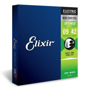 ELIXIR(GNT[) ElixirGLM^[ OPTIWEB Super Light .009-.042 #19002 Ki