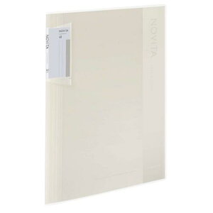 コクヨ(KOKUYO) ファイル クリヤーブック ノビータ 固定式 A4 40枚 白 ラ-NV40W
