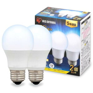 E26�A�C���X�I�[���} LED�d�� 60W�`���� �����F �������a26mm �L�z�� 2�p�b�N �����Ή� LDA7N-G-6T62P