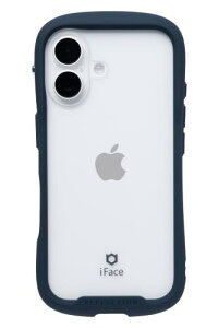 iFace Reflection iPhone 16 �P�[�X �N���A �����K���X(�l�C�r�[)�A�C�t�F�C�X iphone16 �P�[�X �A�C�t�H��16 �J�o�[ �X�}�z�P�[�X ���� ���ϖh�~ �ϏՌ� �X�g���b�v�z�[���t�� �N���A�P�[�X