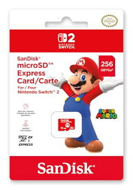 任天堂ライセンス商品SanDisk microSD Express Card 256GB for Nintendo Switch 2（サンディスク マイクロSDエクスプレスカード 256GB）