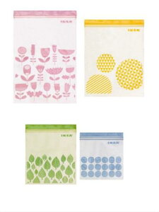 ☆2016NEW☆ IKEA ISTAD プラスチック袋 アソート 合計80ピース (ピンク&イエロー)30ピース (グリーン&ブルー) 50ピース