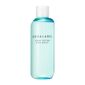 アクアレーベル(AQUALABEL) アクアローション (しっとり) 220mL 本体 化粧水 無香料 アルコールフリー パラベンフリー 無着色 鉱物油フリー