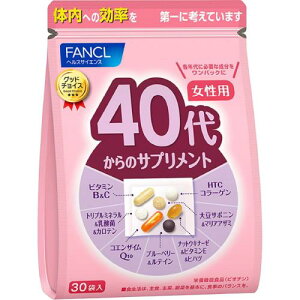 �t�@���P�� (FANCL) 40�ォ��̃T�v�������g�����p 15�`30���� (30��) �N�� �T�v�� (�r�^�~��C/�J���V�E��/���_��) �