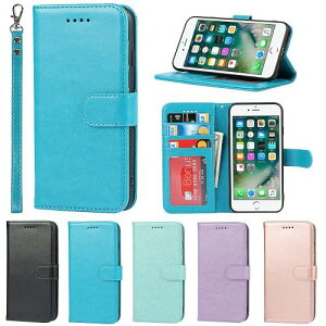 Eastwave �A�C�t�H�� for iPhone SE 2022 ��3���� / for iPhoneSE ��2���� �P�[�X for iPhone 7 8 �蒠�^ ���z�^ �J�o�[ �P�[�X �X�g���b�v�t�� PU���U�[ �J�[�h���[ ���u���X�^���h �@�\ ���邢�F �����}�O�l�b