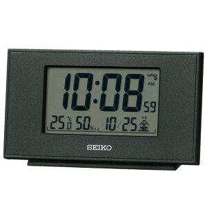 �Z�C�R�[�N���b�N(Seiko Clock) �u�����v �����^���b�N �{�̃T�C�Y:7.8×13.5×3.8cm �ڊo�܂����v �d�g �f�W�^�� �J�����_�[ ���x ���x �\�� SQ790K