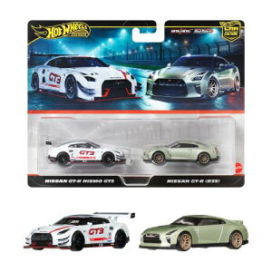 �z�b�g�E�B�[��(Hot Wheels) �v���~�A�� 2�p�b�N ���Y GT-R �j�X�� GT3 / ���Y GT-R (R35) ��蕨�������� �~�j�J�[ 3�΂��� �}���` JBL05