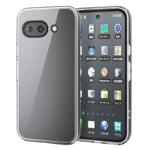 �G���R�� Google Pixel 9a �P�[�X �N���A �ϏՌ� �Ռ��z�� ���ϋv �n�C�u���b�h ���ς��ɂ��� �X�g���b�v�z�[���t�� 4�p�G�A�[�N�b�V���� �N���A PMWP251HVCK3CR