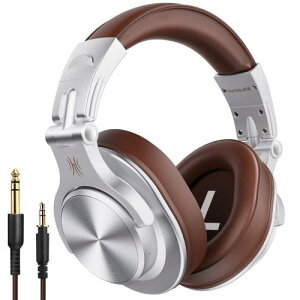OneOdio �w�b�h�z�� Bluetooth 5.2 ���C�����X�w�b�h�z�� 72���ԍĐ� ���^ �}�C�N�t�� AAC�Ή� DJ�p ���j�^�[�w�b�h�z�� ���y�ӏ� �y����K �X�^�W�I �����~�b�N�X �V���o�[