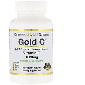 California Gold Nutrition, �S�[���hC�A�r�^�~��C�A1,000 mg�A�x�W�J�v�Z�� 60�� [���s�A���i]