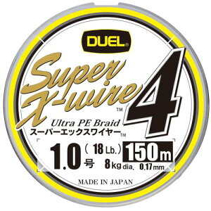 DUEL (�f���G��) PE���C�� �ނ莅 �X�[�p�[�G�b�N�X���C���[4 ���C�� �ނ胉�C�� �ދ� �����x �����x 1.0�� 150m 5�F/�C�G���[�}�[�L���O H3587N-5CR