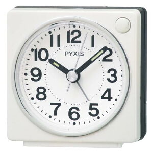 �Z�C�R�[�N���b�N(Seiko Clock) �ڊo�܂����v �u�����v �A�i���O ���p�[�� 65×64×38mm PYXIS �s�N�V�X NR449W