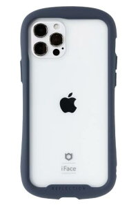 iFace Reflection iPhone 12/12 Pro �P�[�X �N���A �����K���X (�l�C�r�[)�A�C�t�H��12 �A�C�t�H��12Pro ���� �J�o�[ �ϏՌ� �č�MIL�K�i�擾 �X�g���b�v�z�[���t��