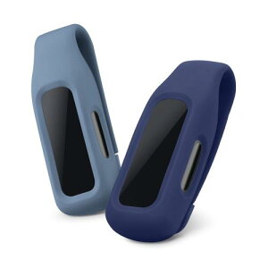 kwmobile Fitbit Inspire 3 / Inspire 2 / Ace 3�Ή� 2x �N���b�v�z���_�[ - �V���R�� �t�B�b�g�l�X�g���b�J�[ �N���b�v